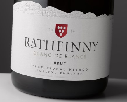 Rathfinny Blanc de Blancs (Front of Label Detail) large